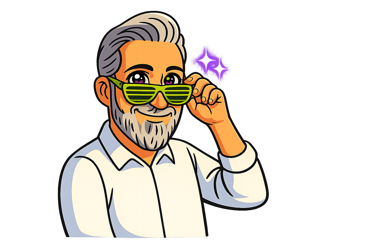 Matt waving hello to you.