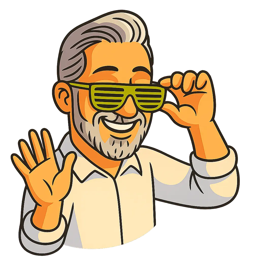 Matt waving hello to you.